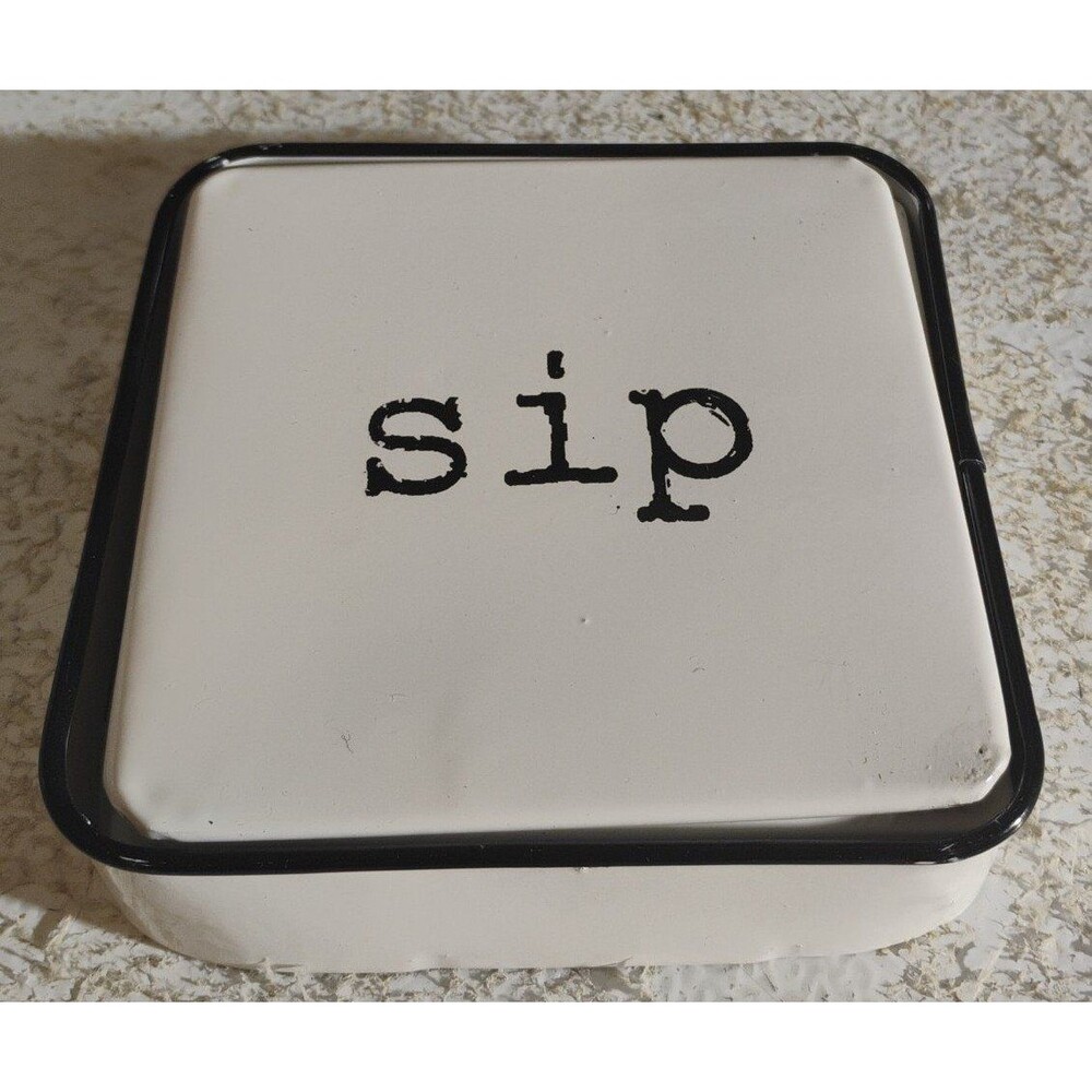 Joseph A. Collection Metal Coasters Set Of 4